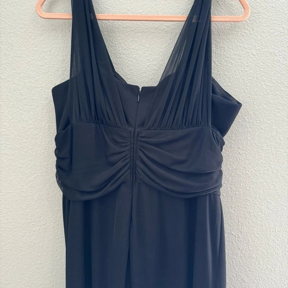 BETSEY & ADAM Black Long Formal‎ Dress Size 16W - Picture 8 of 9